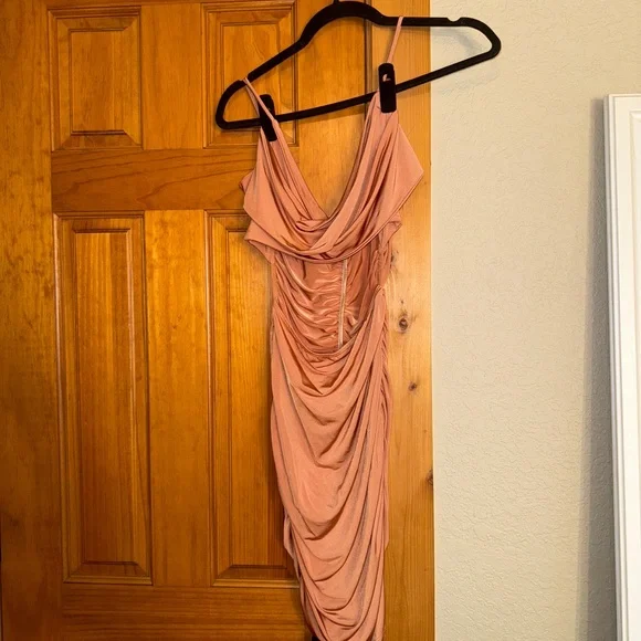 Blue Blush Orange Dress - Picture 2 of 5